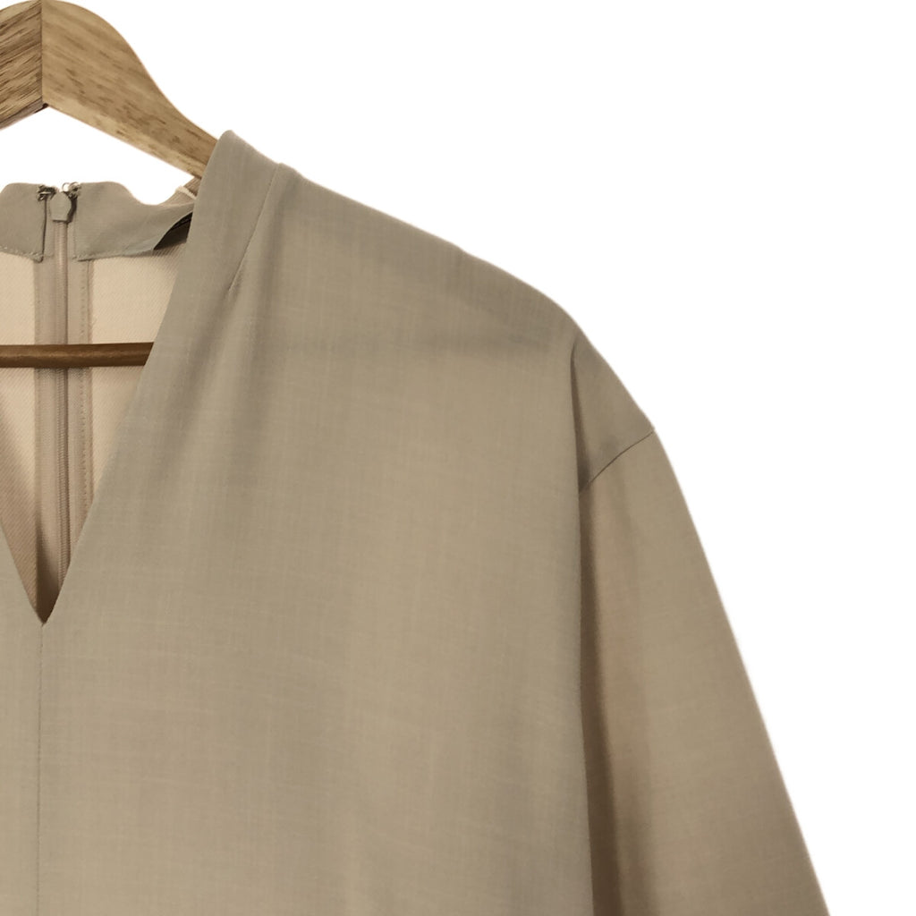 【新品】  CLANE / クラネ | 2023AW | STAND COLLAR LOOSE オールインワン | 2 | アイボリー | レディース