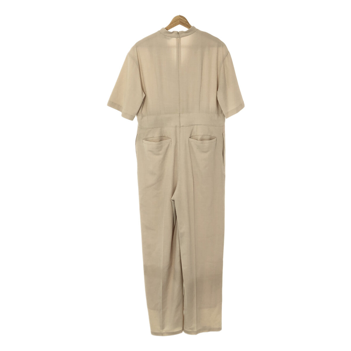 【新品】  CLANE / クラネ | 2023AW | STAND COLLAR LOOSE オールインワン | 2 | アイボリー | レディース