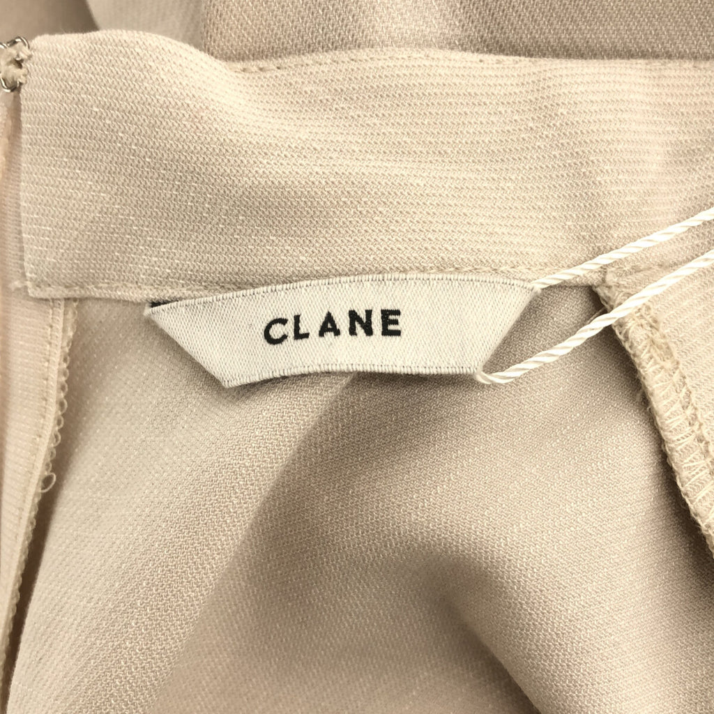 【新品】  CLANE / クラネ | 2023AW | STAND COLLAR LOOSE オールインワン | 2 | アイボリー | レディース
