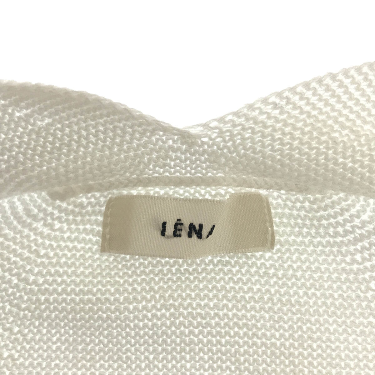 【新品】 IENA / イエナ | コットンストレッチ コクーンV袖付きプルオーバーニット | F | ホワイト | レディース