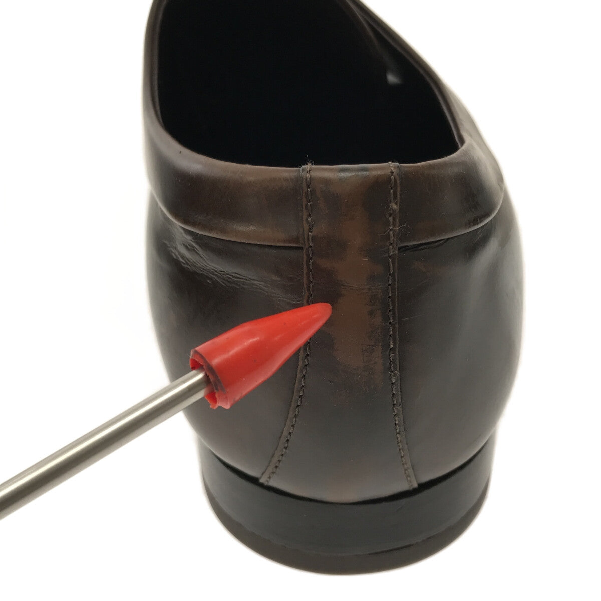 Louis Vuitton / ルイヴィトン | メダリオン レースアップ  レザー ドレスシューズ / 革靴 | 6 1/2 | ダークブラウン | メンズ