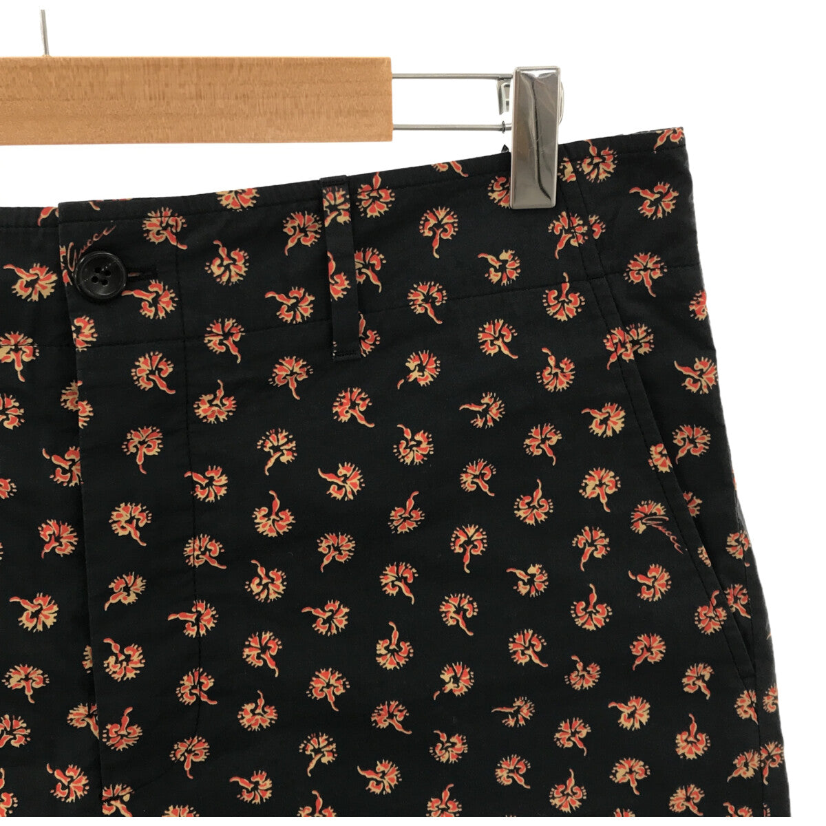 GUCCI / グッチ | フラワー柄 ショートパンツ | 46 | ネイビー/レッド/ベージュ | メンズ