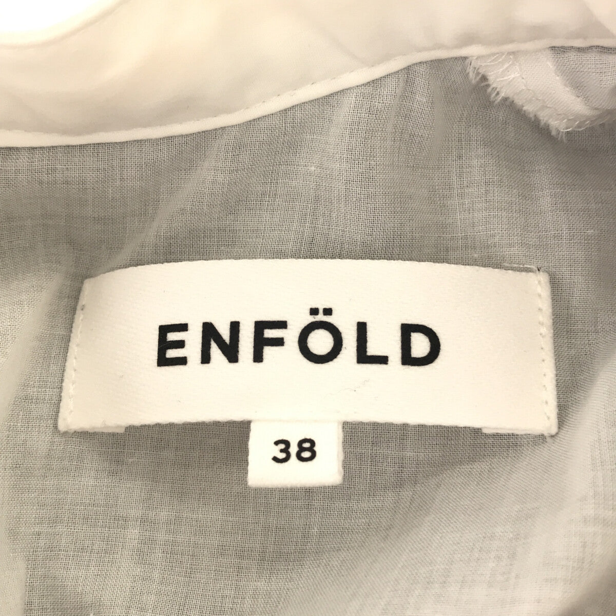 ENFOLD / エンフォルド | ダブルクロスSHレイヤーチュニック | 38 | – KLD