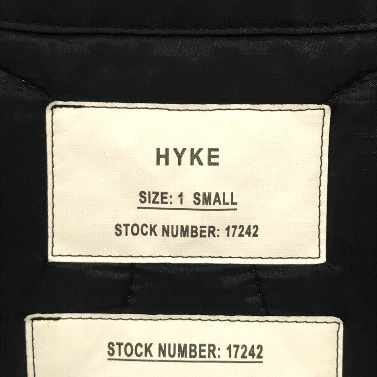 HYKE / ハイク | QUILTED LINER COAT / キルティング ミリタリー