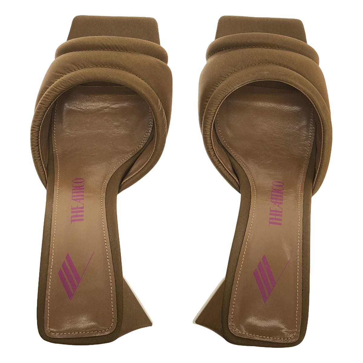 The Attico / ジ アティコ | Devon ミュールサンダル | 37 | キャメル | レディース