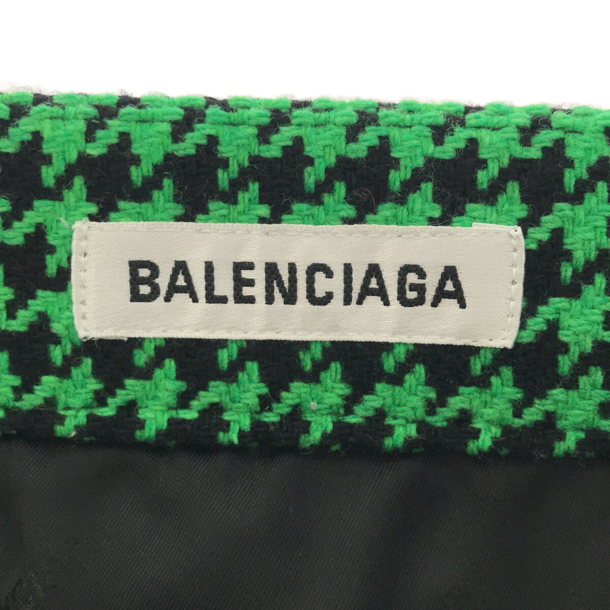 BALENCIAGA / バレンシアガ | 2020AW | ウール 千鳥格子柄 フロント