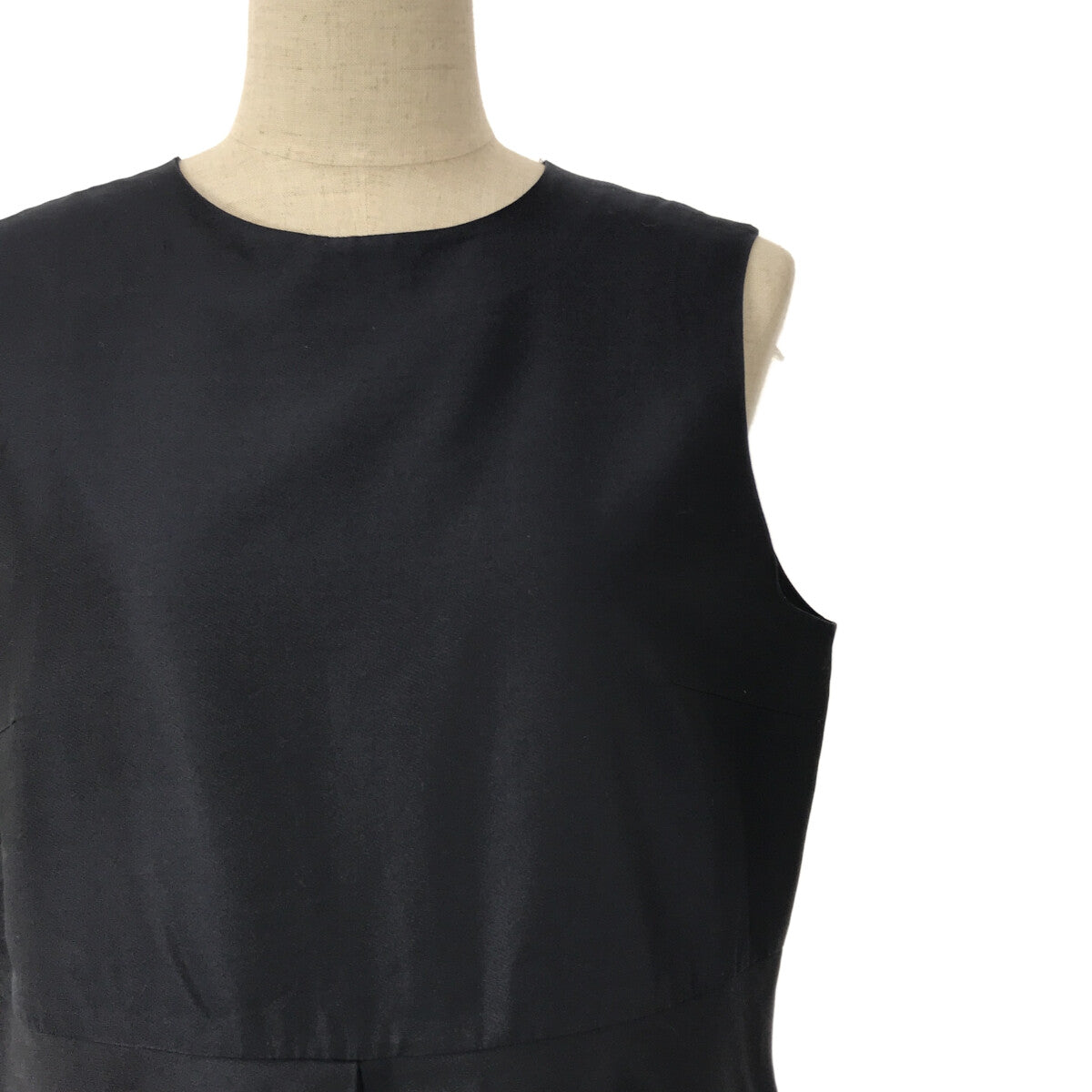 R&amp;D.M.Co / 올드맨즈 테일러 | 실크 포켓 드레스 원피스 | M | 네이비 | 여성