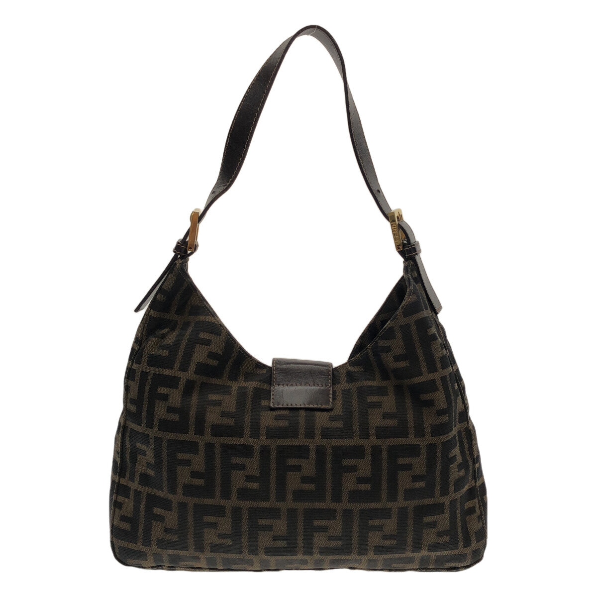 FENDI / フェンディ | ズッカ マンマバケットショルダーバッグ | ブラウン | レディース