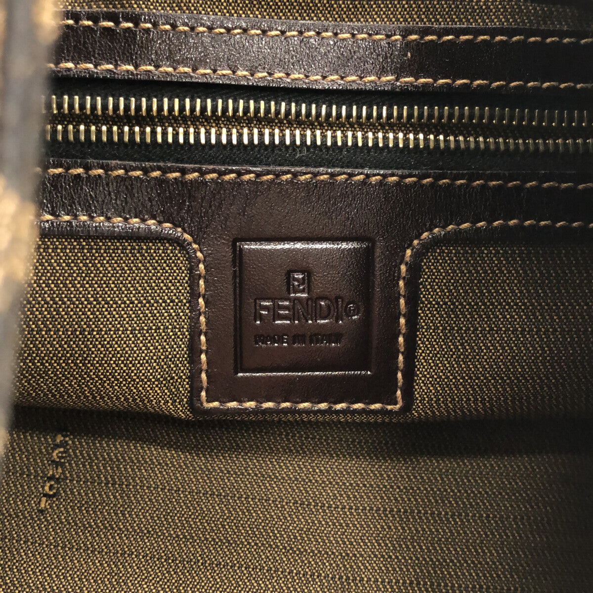 FENDI / フェンディ | ズッカ マンマバケットショルダーバッグ | ブラウン | レディース
