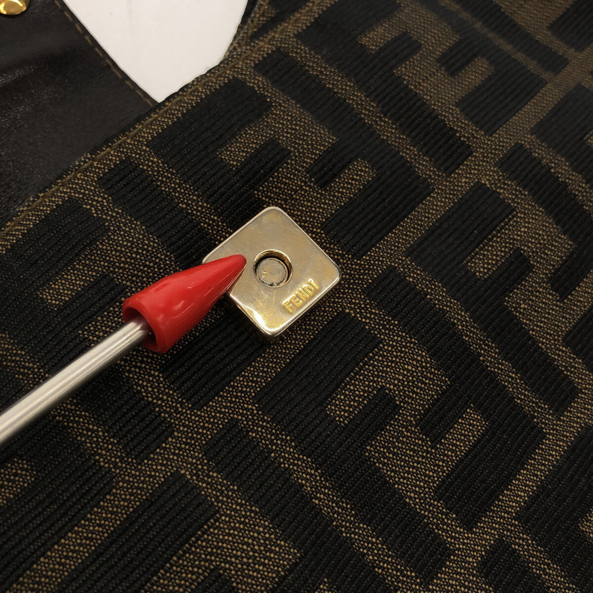 FENDI / フェンディ | ズッカ マンマバケットショルダーバッグ | ブラウン | レディース