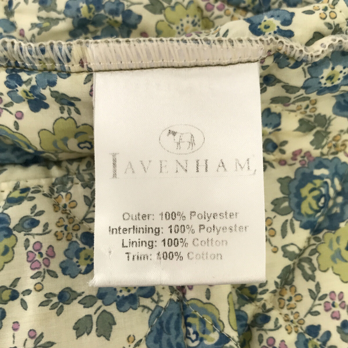 LAVENHAM / ラベンハム | リバティファブリック キルティング フード