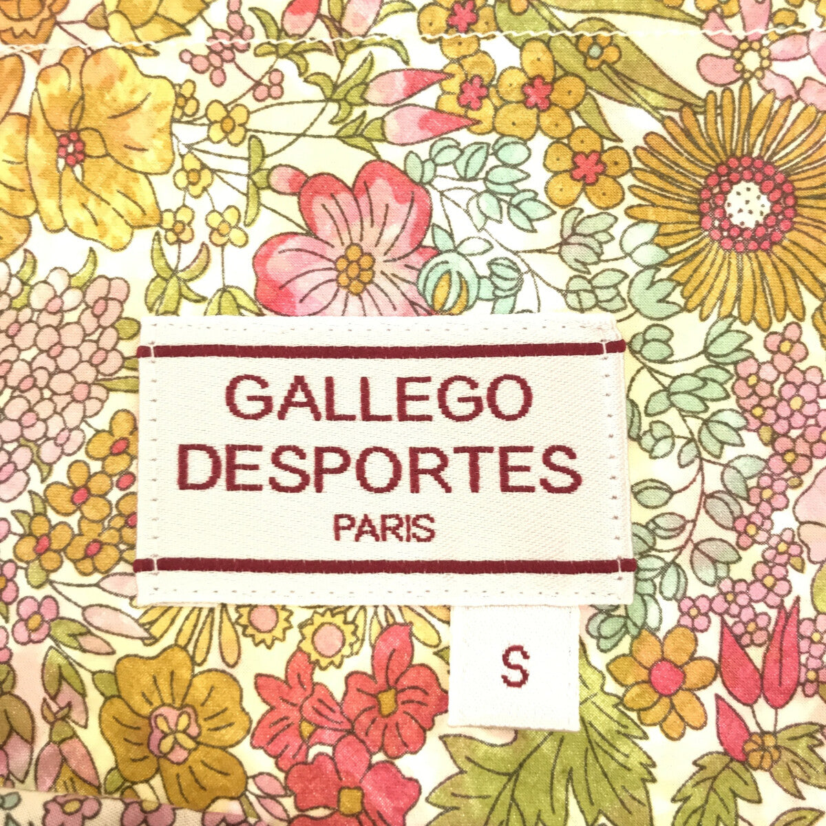 GALLEGO DESPORTES / ギャレゴデスポート | フラワー 総柄 カットオフ