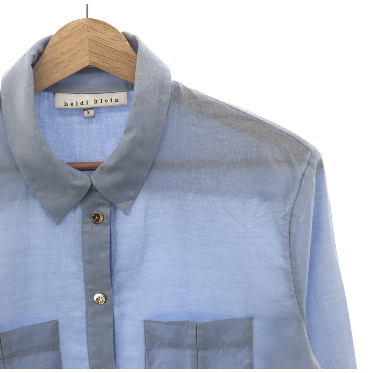 美品】 HEIDI KLEIN / ハイディクライン | CHAMBRAY BLUE シャツ | S