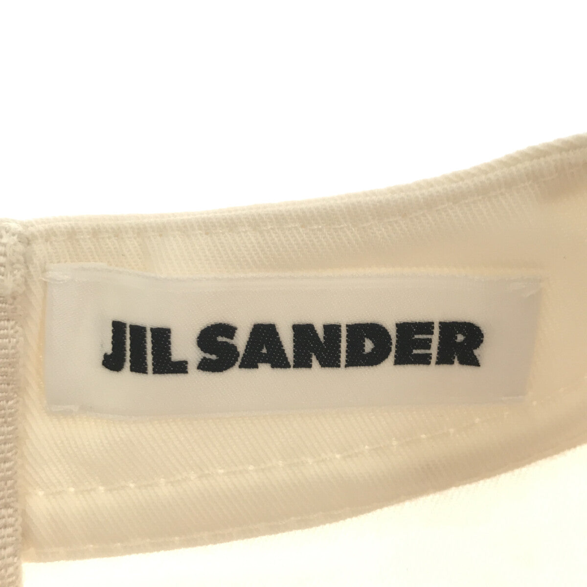 JIL SANDER / ジルサンダー | コットン キーネック スリーブレス