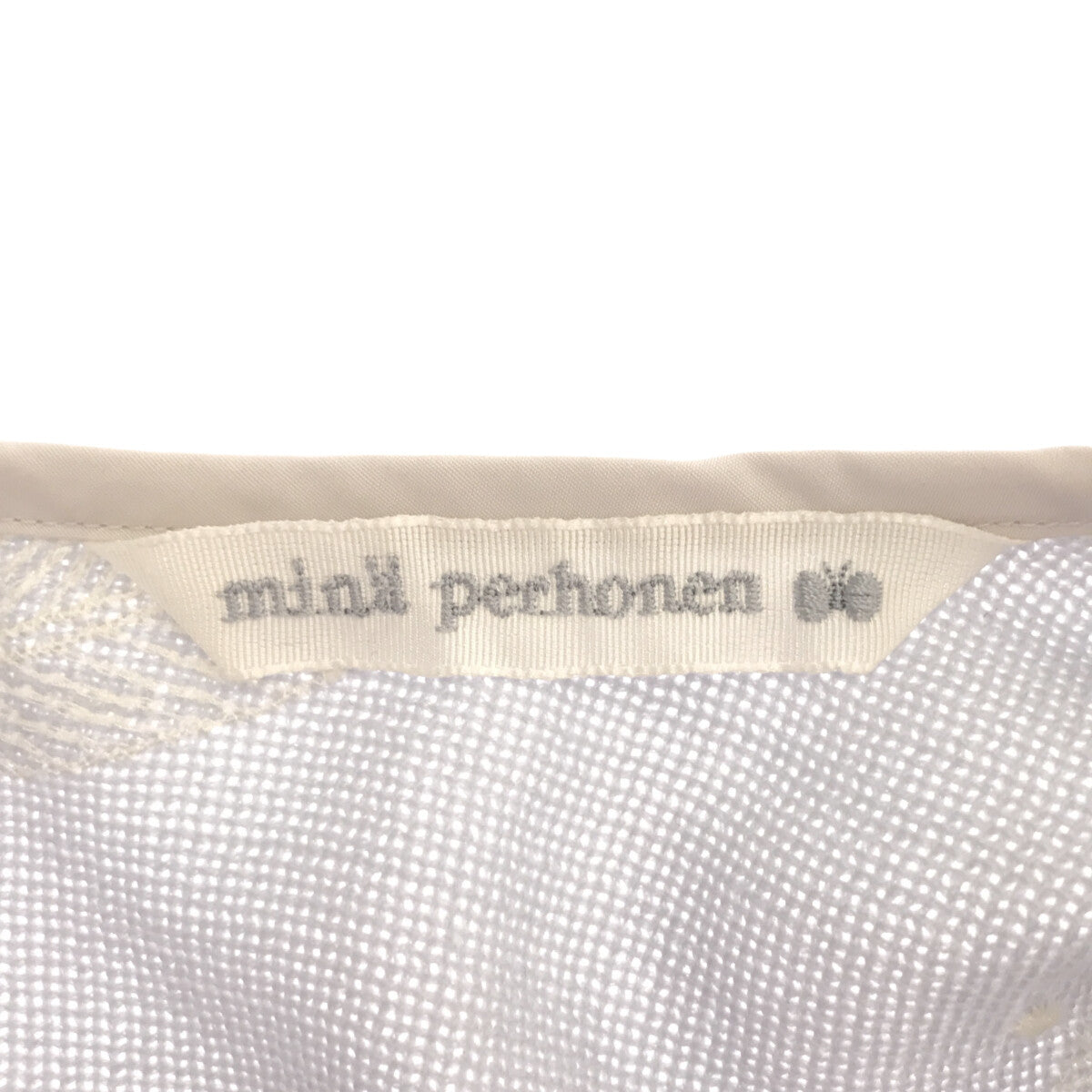 mina perhonen | 2023SS |羽毛舞圓領襯衫 | 36 |淺藍色 |女性的