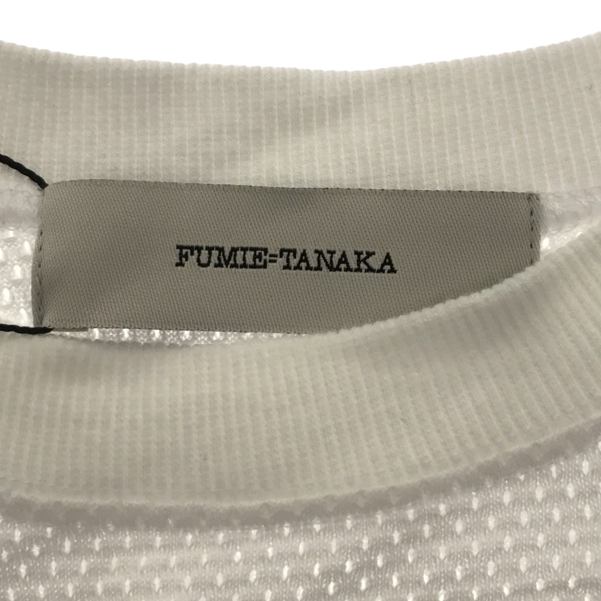 FUMIE=TANAKA / フミエタナカ | 2023SS | cotton mesh tank コットン 