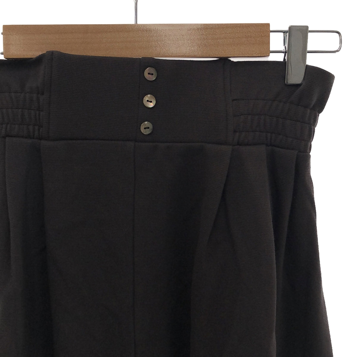 foufou / フーフー | easy classical skirt イージークラシカルスカート | 小豆色 | レディース