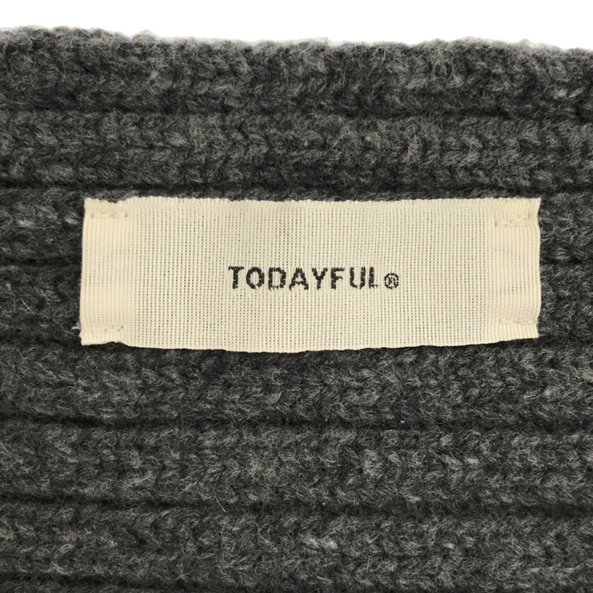 TODAYFUL / トゥデイフル | Wool Rib Stole ウールリブストール