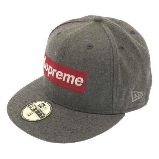 SUPREME / シュプリーム | × NEW ERA / ニューエラ Box Logo / ボックスロゴ ウール キャップ 帽子 | 8 / 63.5cm | その他