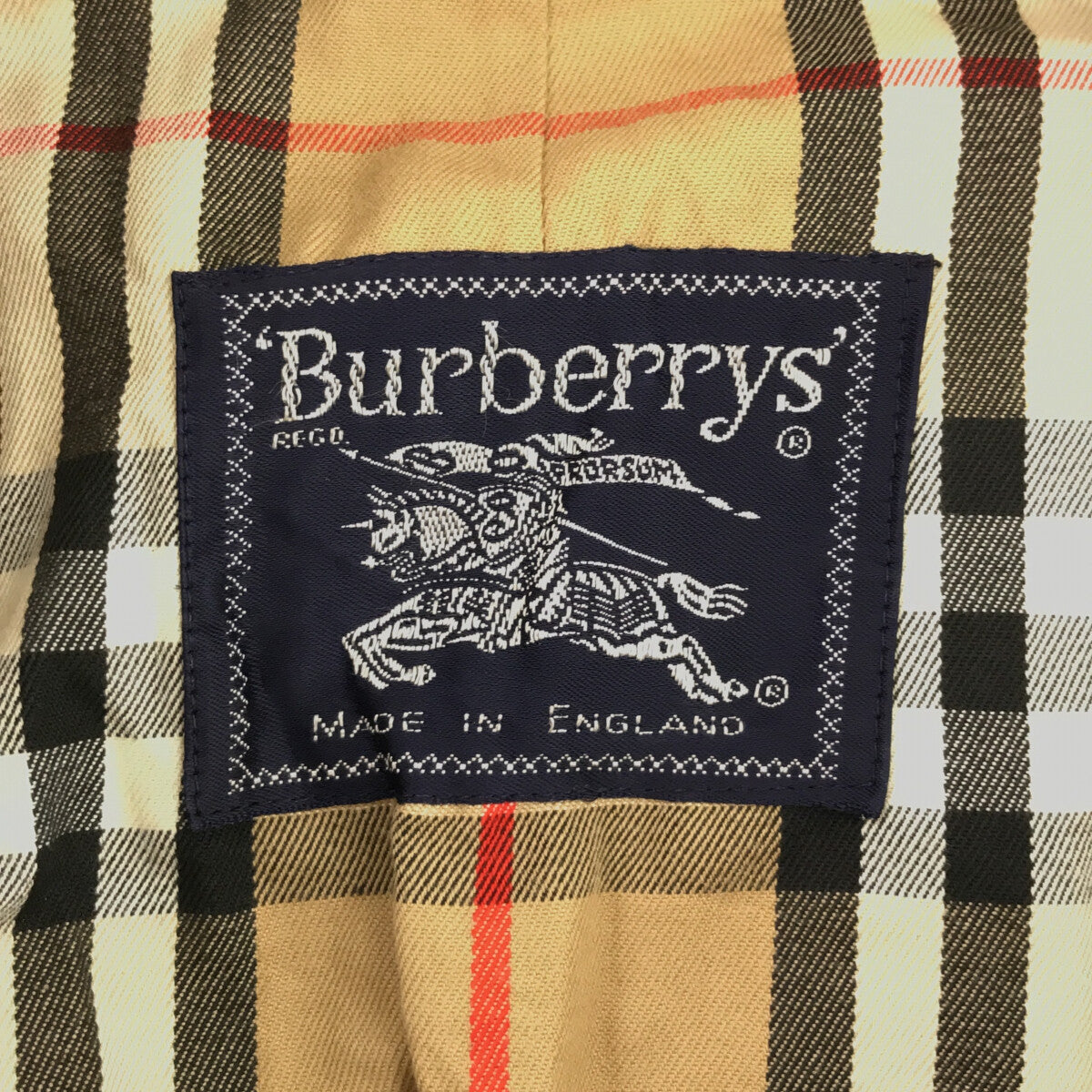 Burberrys / バーバリー | 80s ヴィンテージ 裏地ノバチェック ステンカラーコート | M | ベージュ | メンズ