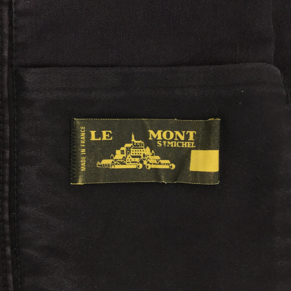 VINTAGE / ヴィンテージ 古着 | 1950s | Le Mont St Michel Black Moleskin Jacket フランス製 モールスキン フレンチワーク カバーオール | 52 |