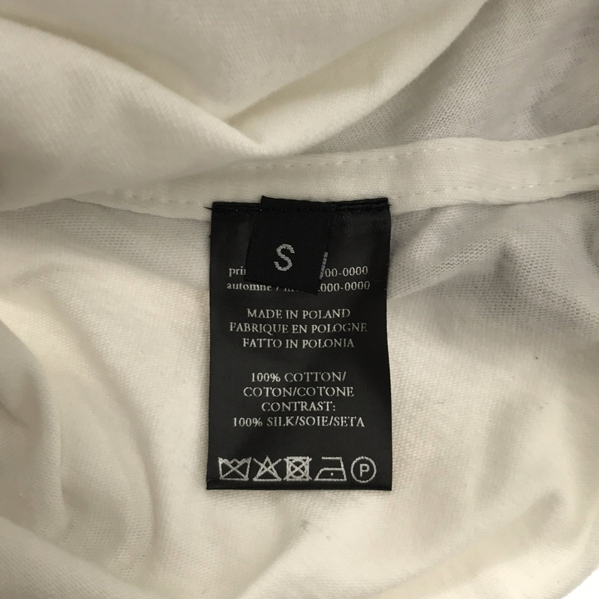 Rokh / ロック | ドッキングデザイン Tシャツ | S | ブラウン/ホワイト | レディース