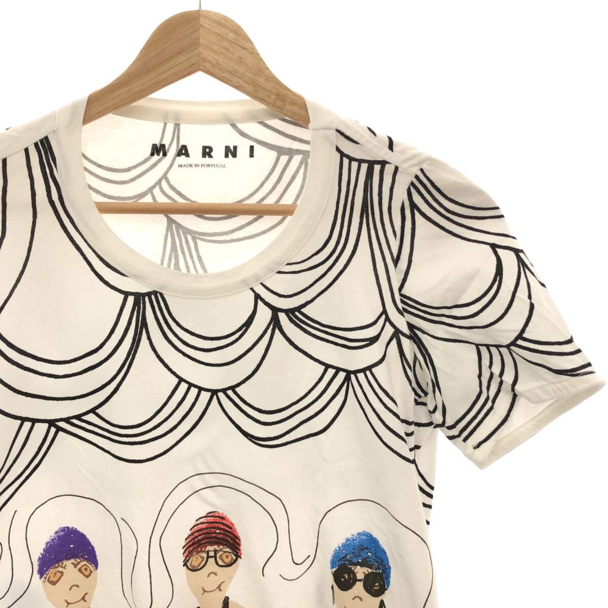 MARNI / マルニ | イラスト プリントTシャツ | 38 | ホワイト | レディース