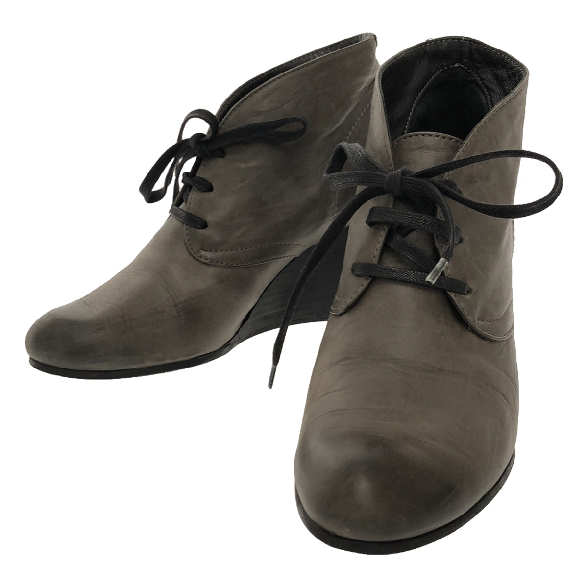 ALBERTO FERMANI / 알베르토 페르마니 | 가죽 짧은 부츠 부티 | 37 | 회색 | 여성