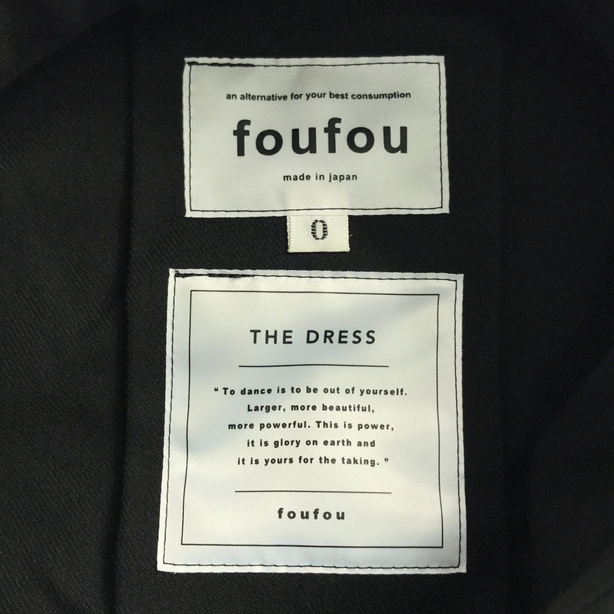 foufou / フーフー | THE DRESS #03 belted rendezvous shirts one-piece  ランデブーシャツワンピース | 0 | ブラック | レディース
