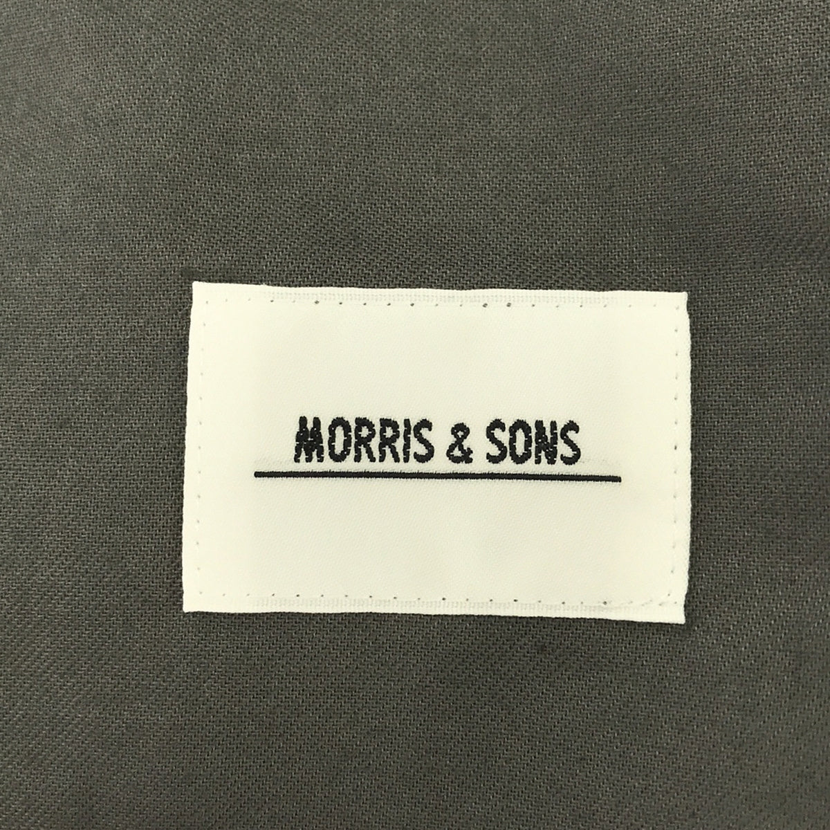MORRIS&SONS / モリスアンドサンズ | ウール テーパードイージーパンツ 