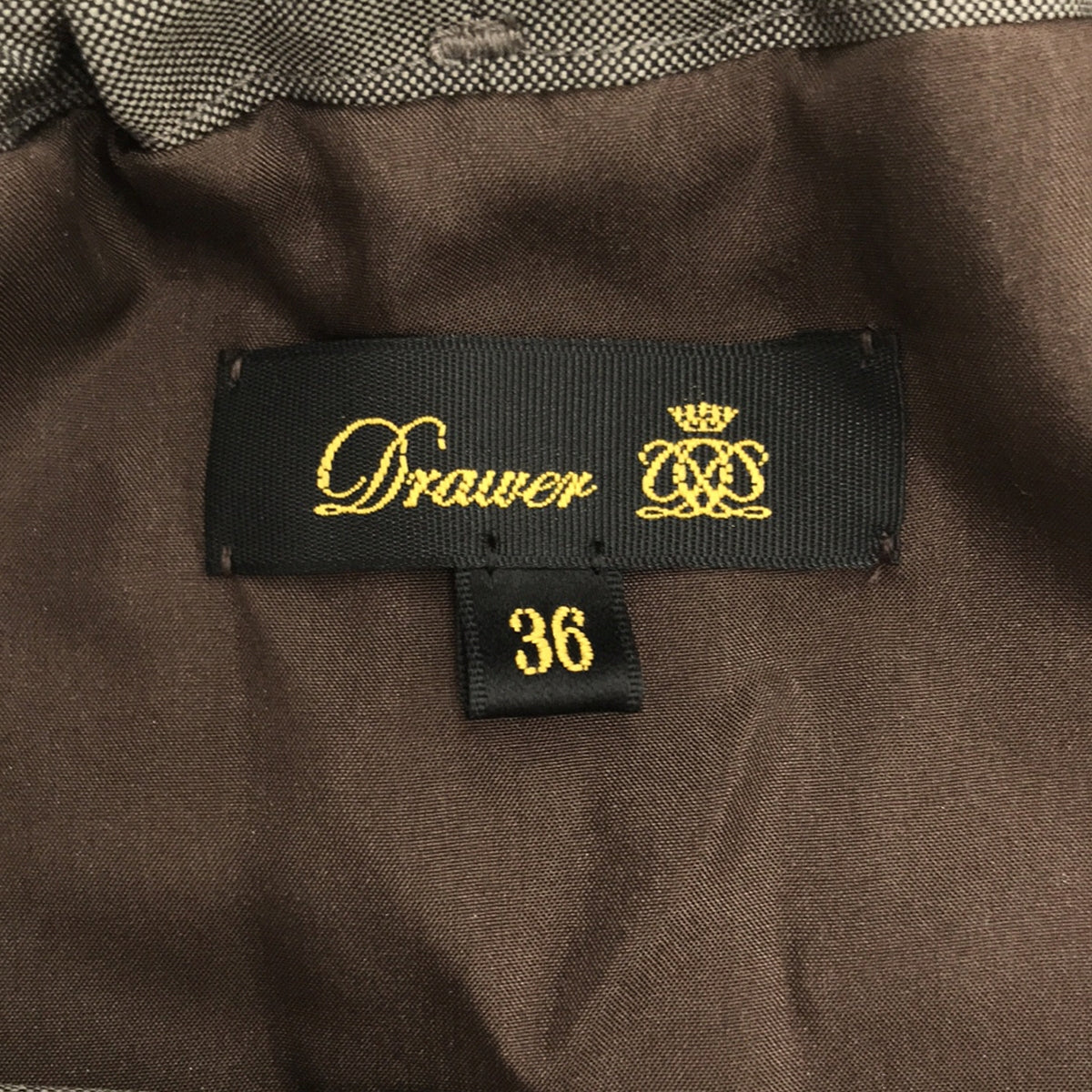 【美品】  Drawer / ドゥロワー | PRE2 シャンブレージャンパースカート | 36 | ブラウン | レディース