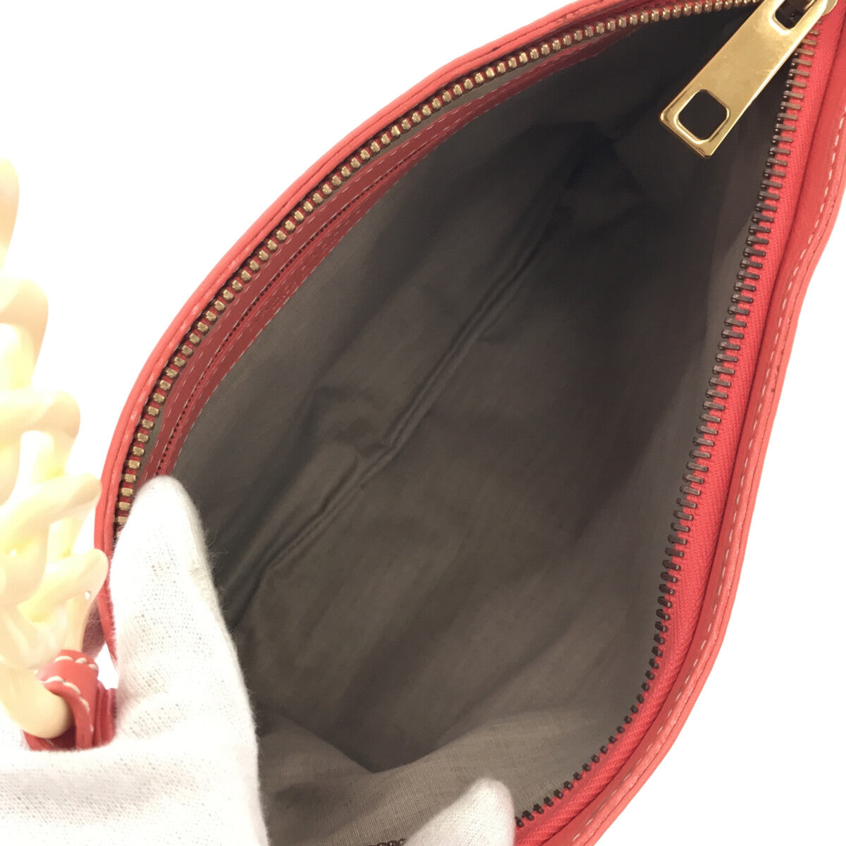 【미품】 MARC JACOBS / 마크 제이콥스 | 스티치 워크 가죽 숄더백 | 핑크 | 여성