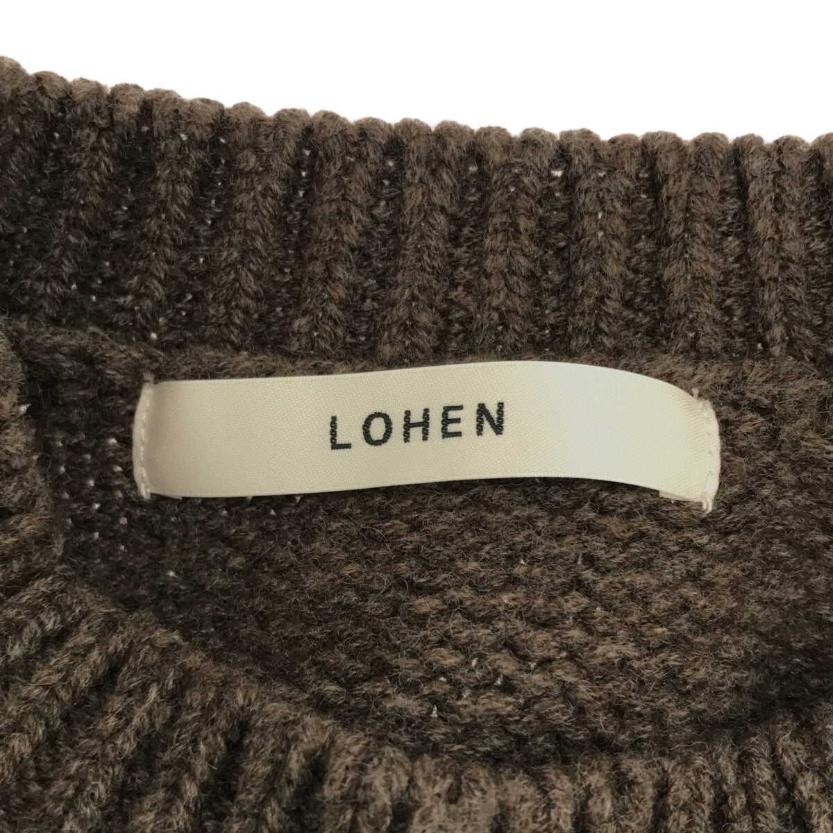 LOHEN / ローヘン | 2022AW | ウールカシミヤクルーネッククロップド