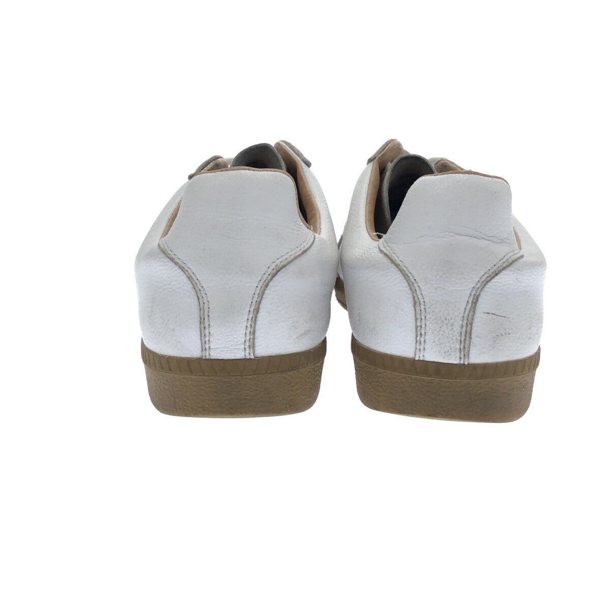 Real Works / Real Works | / 42500 GERMAN TRAINER / REPRODUCTED EDITION MODELL German Trainer Leather Sneakers | 40 | White | Men's