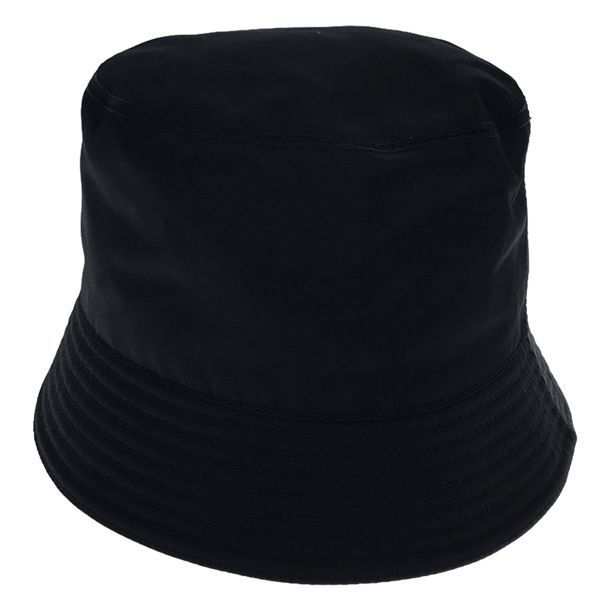 【美品】 PRADA / プラダ | Re-Nylon / 1HC137 ナイロン バケットハット 帽子 / ユニセックス | L | ブラック |  メンズ