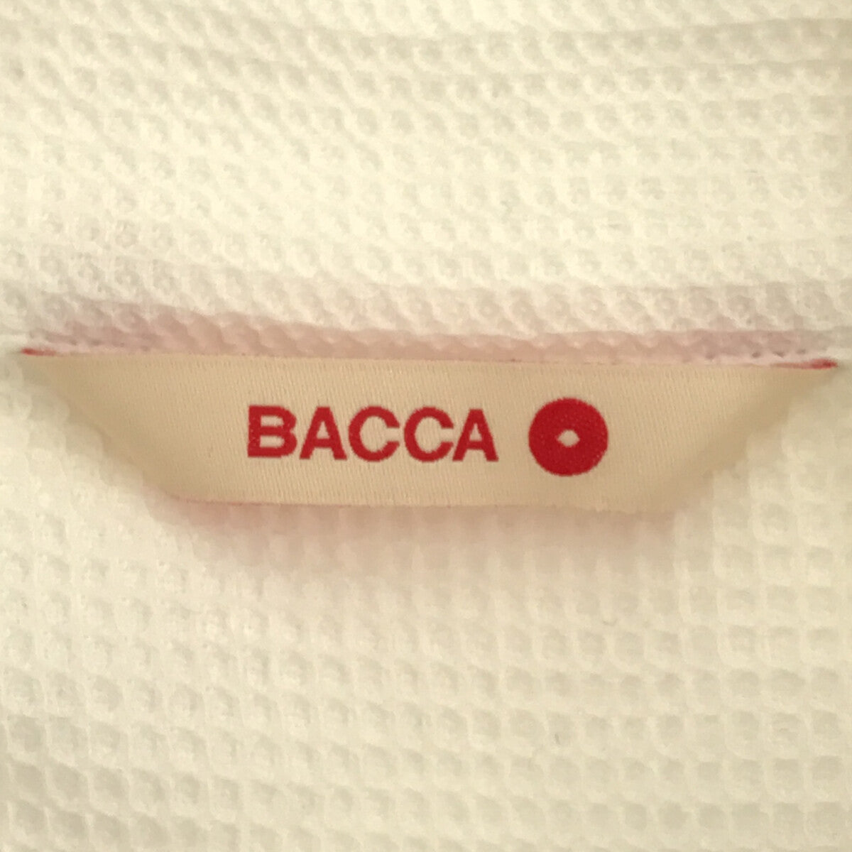 BACCA / バッカ | 2022SS ワッフルクロス コットン コンビネゾン