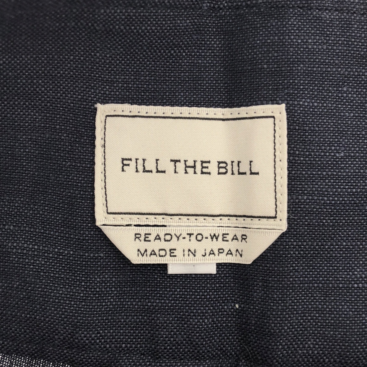 FILL THE BILL / フィルザビル | 2019SS | HIGH WAIST TUCK TROUSER ...