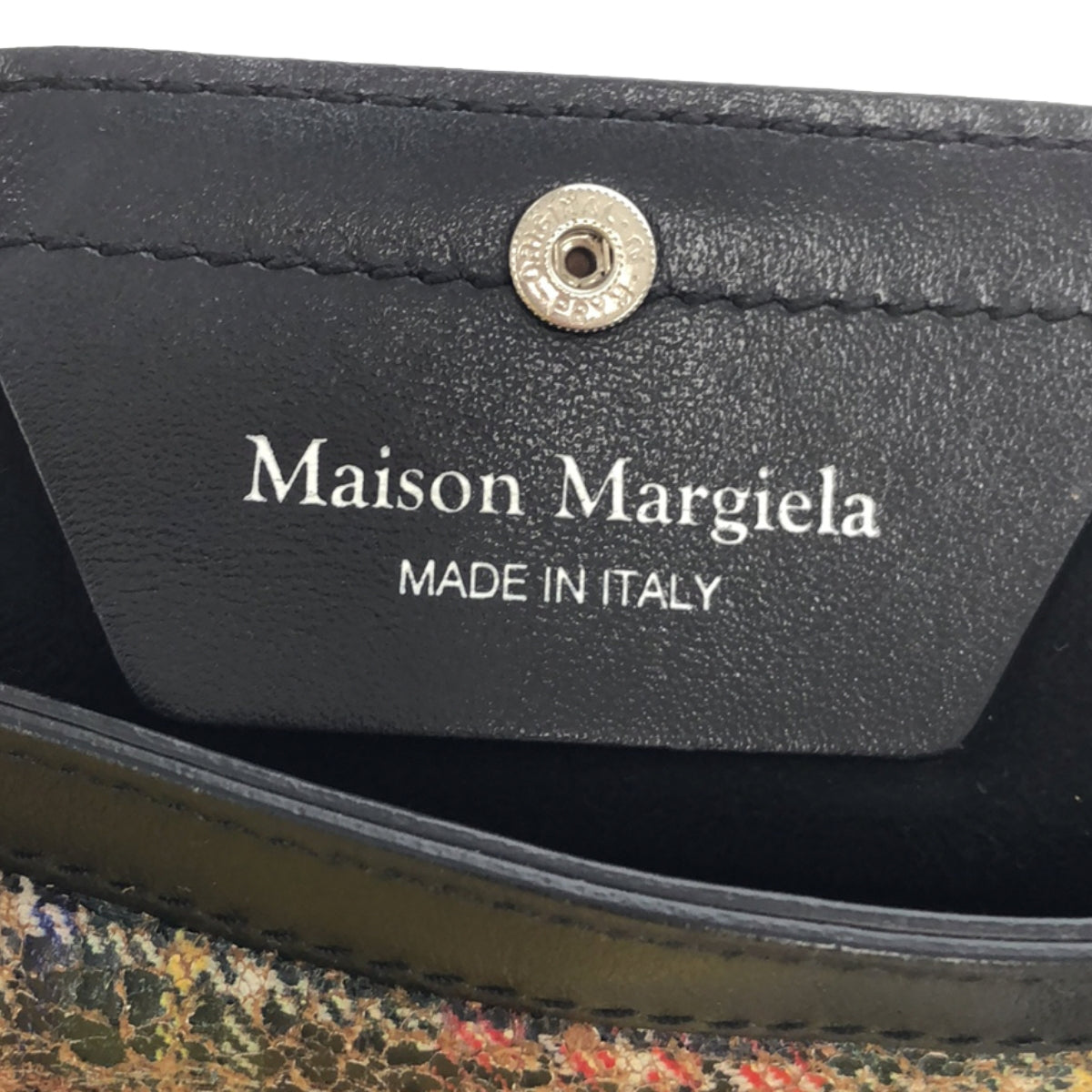 【美品】  Maison Margiela / メゾンマルジェラ | 2020AW | 5AC マイクロ 2Way タータンチェック チェーン トート ショルダーバッグ | マルチカラー | レディース