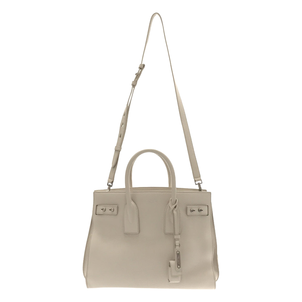 SAINT LAURENT / サンローラン | SAC DE JOUR / サックドジュール 2way ショルダー付き レザー ハンドトートバッグ | ベイビー ピンク系 | レディース
