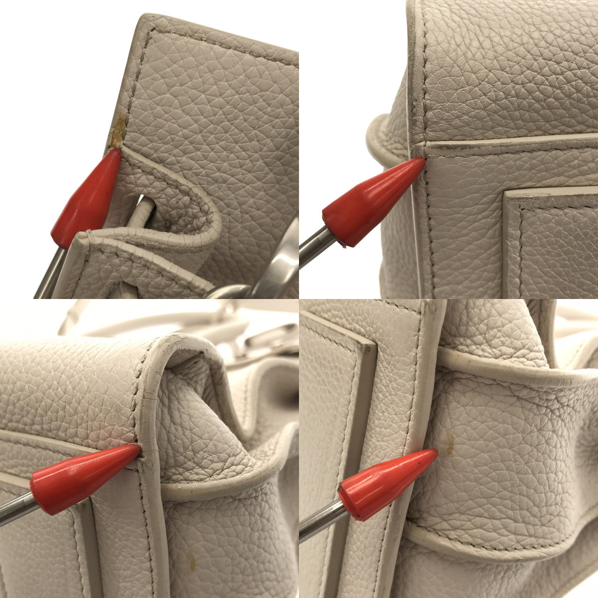 SAINT LAURENT / サンローラン | SAC DE JOUR / サックドジュール 2way ショルダー付き レザー ハンドトートバッグ | ベイビー ピンク系 | レディース
