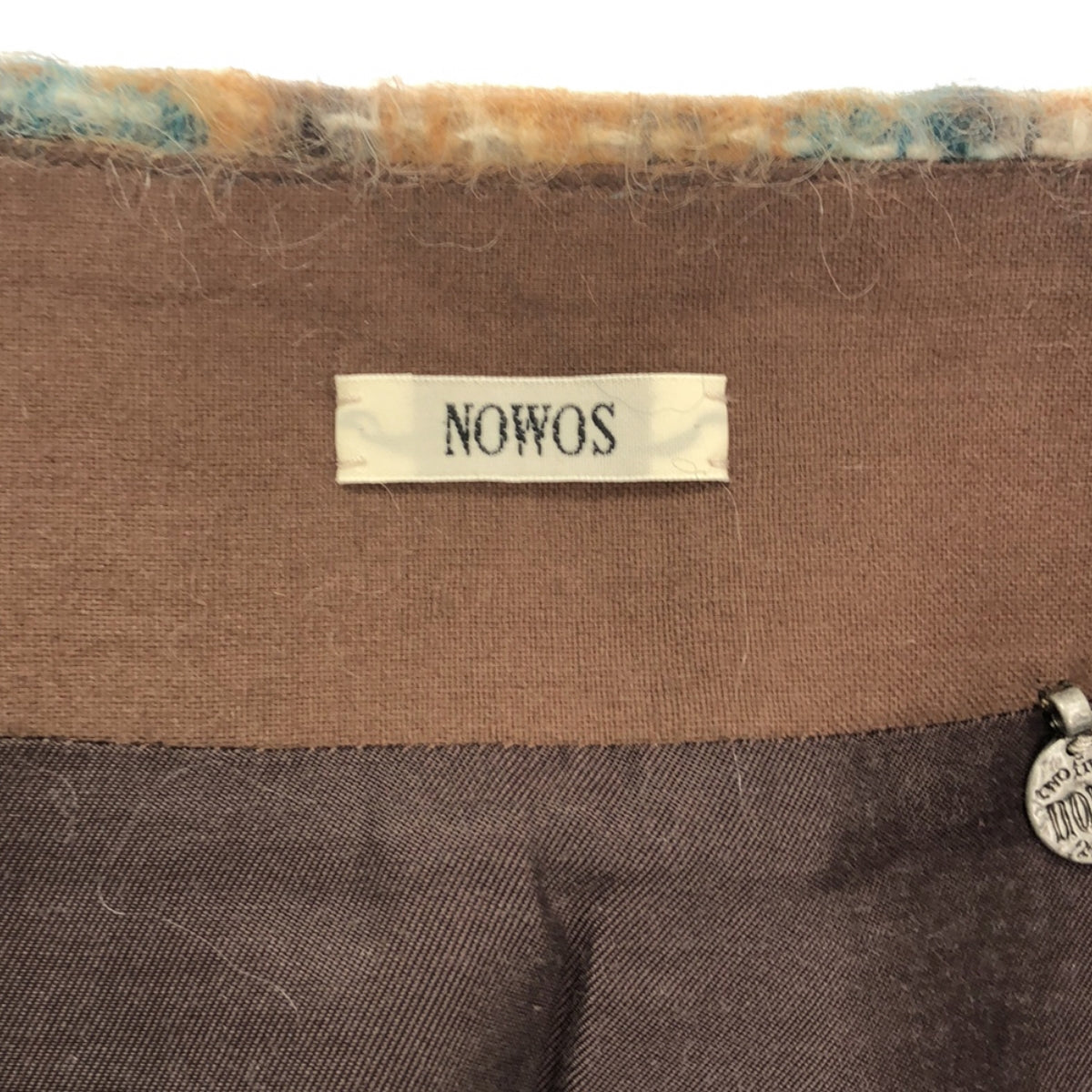NOWOS / ノーウォス | モヘア混 シャギーチェックスカート | M | レディース
