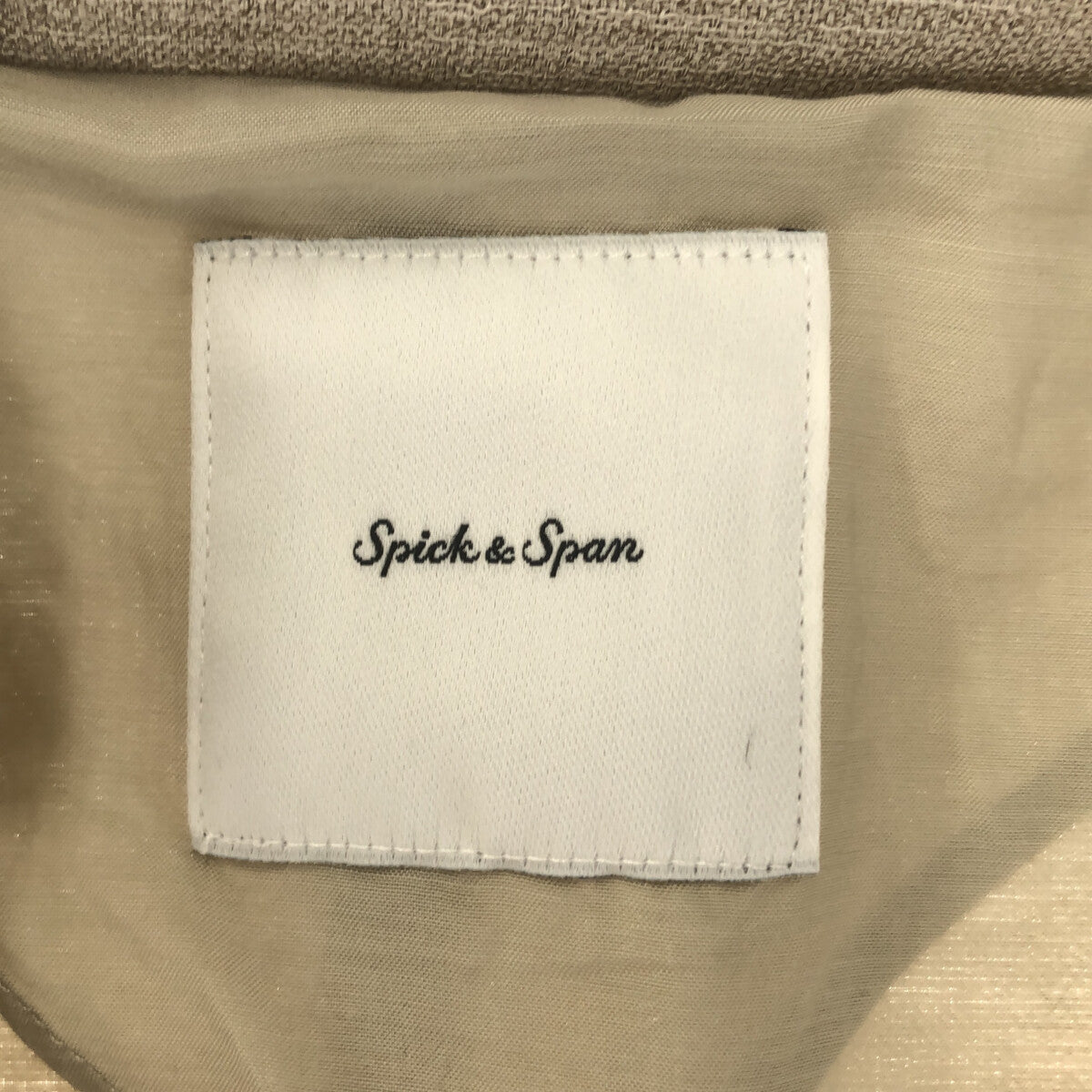 Spick and Span / スピックアンドスパン | リネンライクカラーレスジャケット | 36 |