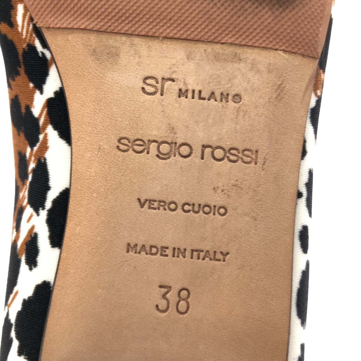 【美品】 sergio rossi / セルジオロッシ | SR1 レオパード柄 パンプス | 38 | レオパード | レディース