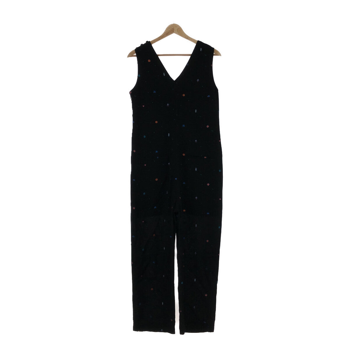 【美品】  Ron Herman / ロンハーマン | ギャラクシージャガード 宇宙柄 オールインワン サロペット | XS | ブラック | レディース