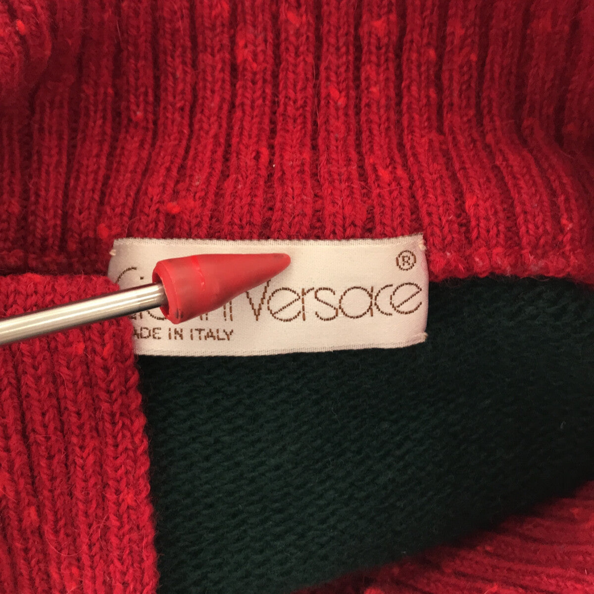 Gianni Versace / ジャンニヴェルサーチ | 襟付 プルオーバーニット | IV50 |