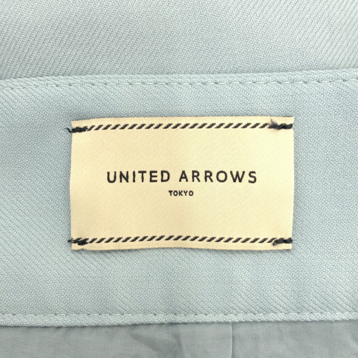 UNITED ARROWS / ユナイテッドアローズ | タック ワイド スラックスパンツ / 総裏地 | 36 | ブルー | レディース – KLD