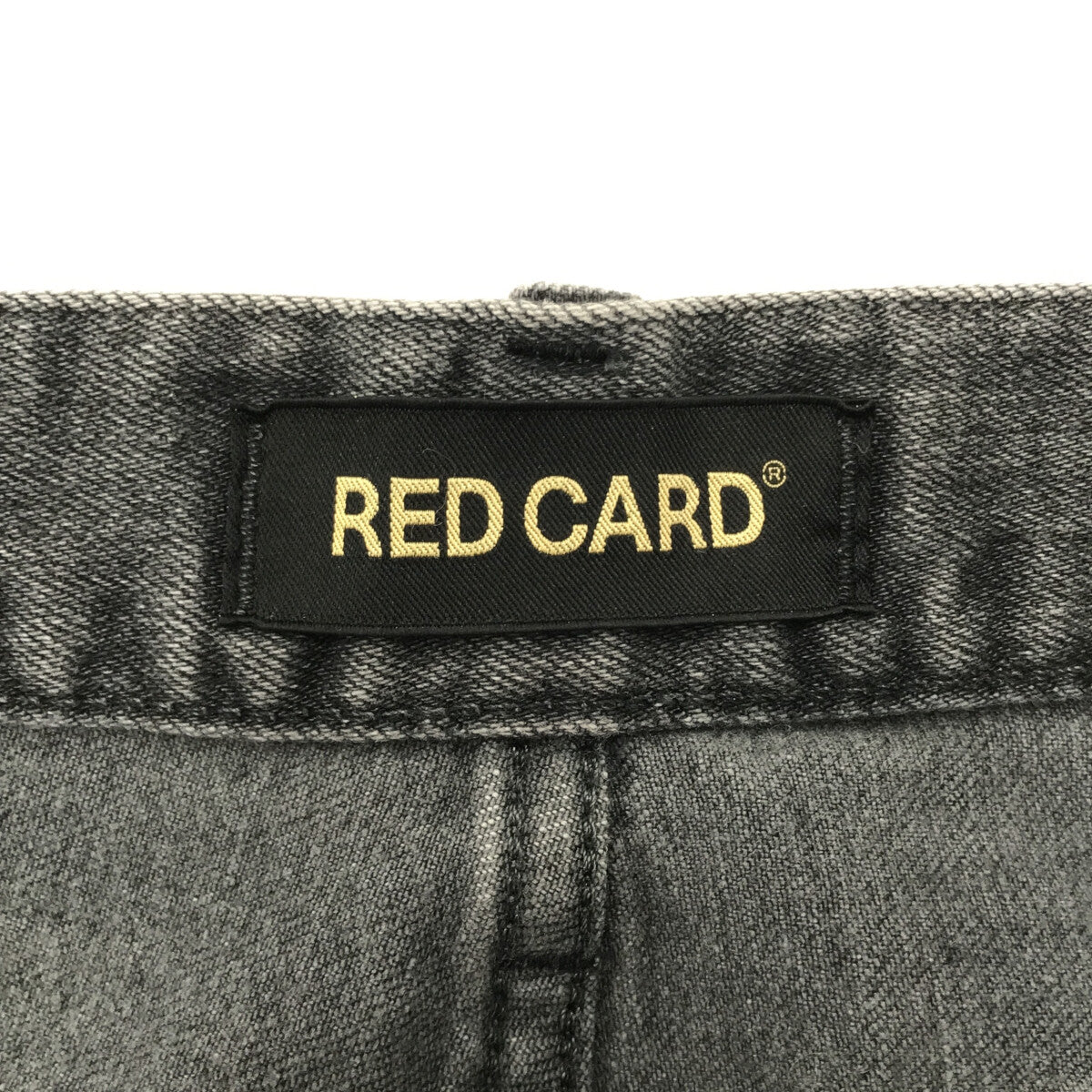 RED CARD / レッドカード | ヴィンテージ加工 ハイライズ デニムパンツ | 23 |