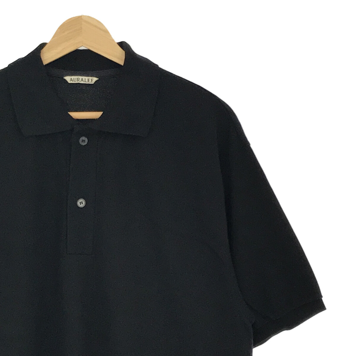 AURALEE / オーラリー | Super Fine Cotton Pique Big Polo ポロシャツ 