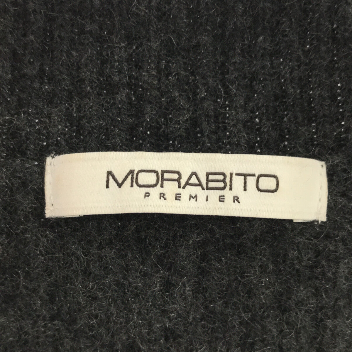MORABITO / モラビト | カシミヤ 畦編み 変形 クルーネック ニット | 38 | レディース