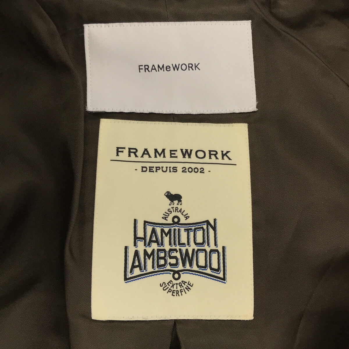 Framework / フレームワーク | HAMILTON フーデットコート | 36 | – KLD